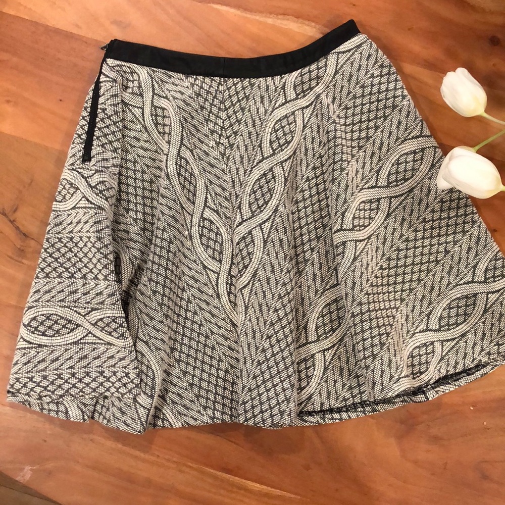 Black and white skirt
